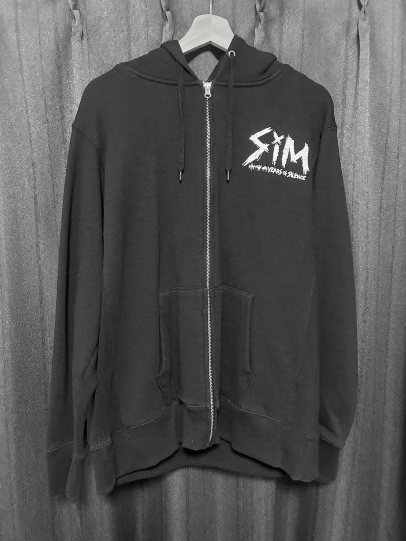 SiM スカルプリント フルジップパーカー