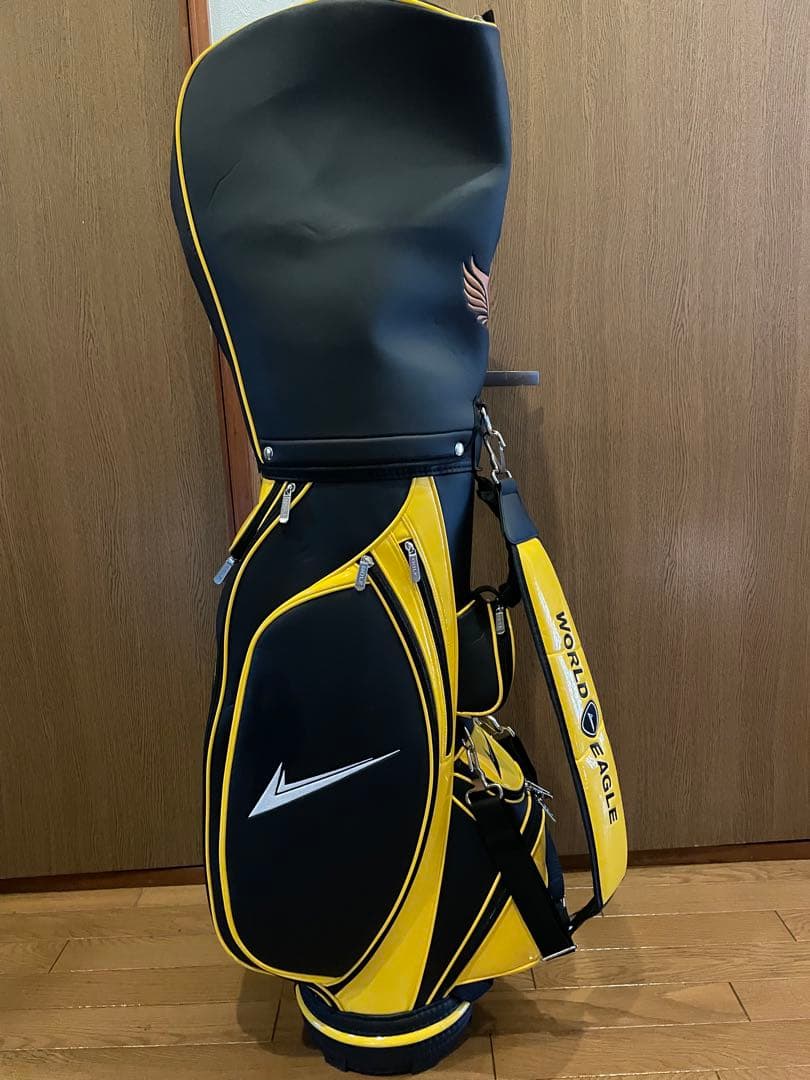 Nike キャディバッグ WORLD EAGLE 黒/黄色