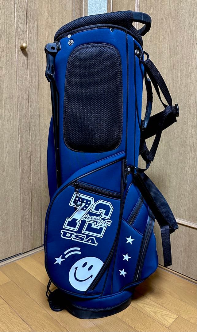 BLUE TEE GOLF ネイビーキャディバッグ　スタンドタイプ