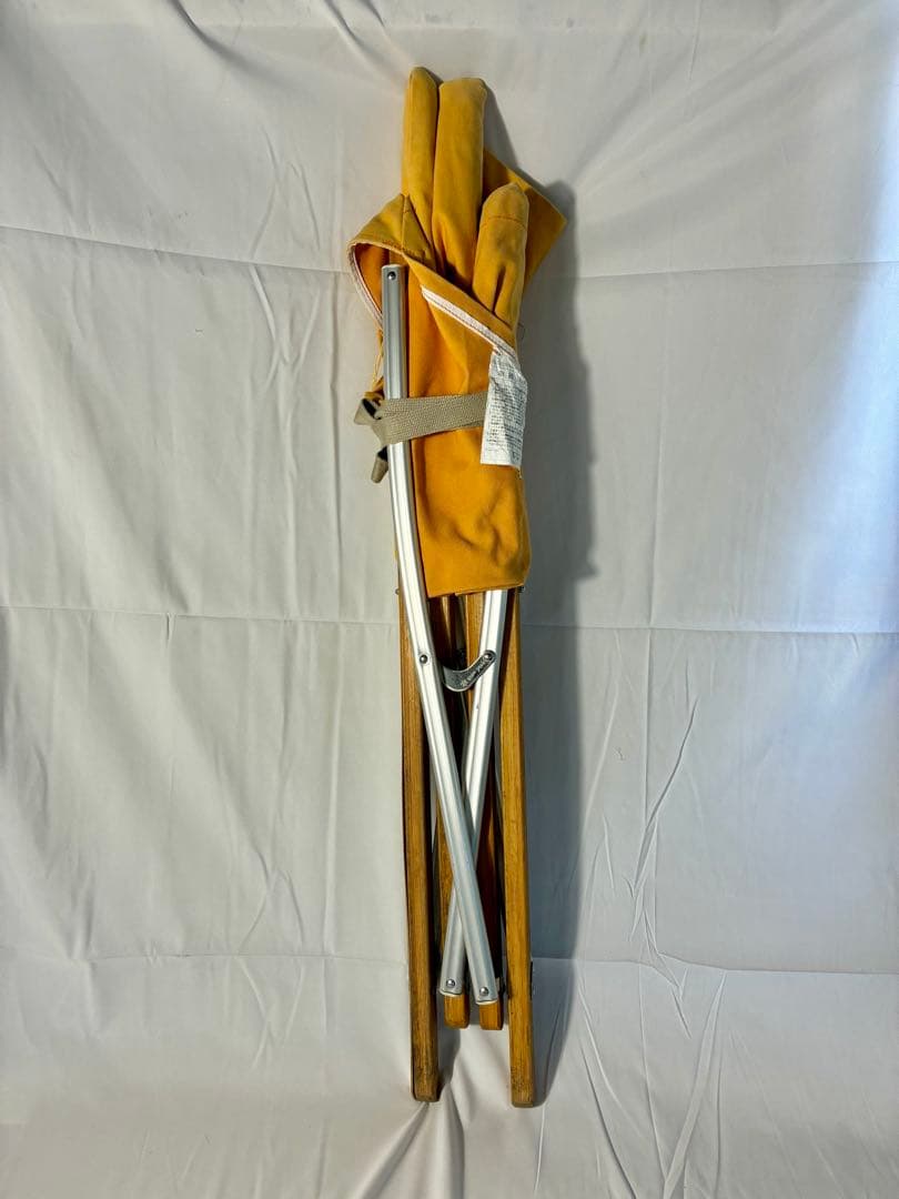 ⑤M28【現状品】 peak アウトドアチェア オレンジ　Takeチェア