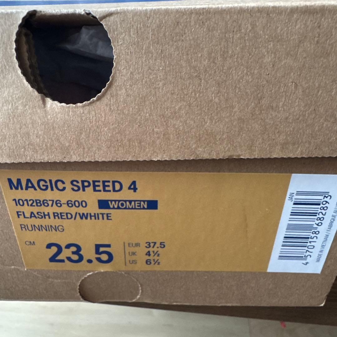 スパイク・シューズ ASICS MAGIC SPEED4 RED 23.5 cm