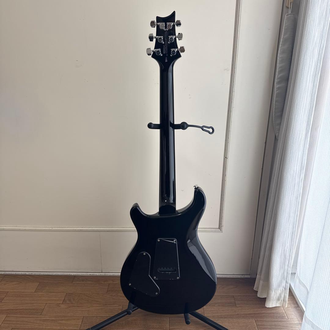 PRS SE Custom24 Black Gold Burst ロックペグ付き