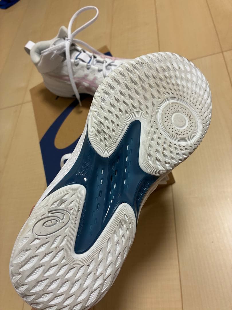 asics ゲルフープv17バスケットボールシューズ 女性用 ホワイト/ピンク