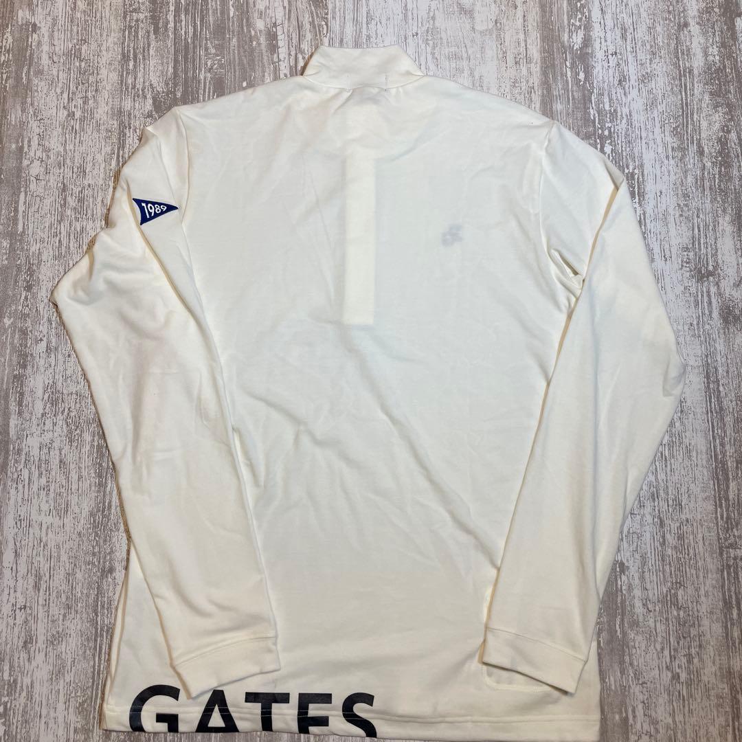 PEARLY GATES 長袖ハーフジップカットソー サイズ6 ホワイト