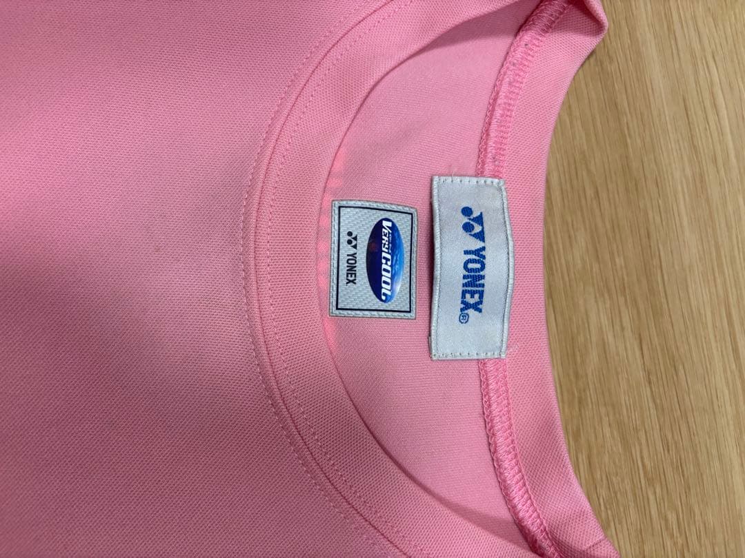 YONEX ピンク シャツ サイン入り　ヨネックス　S