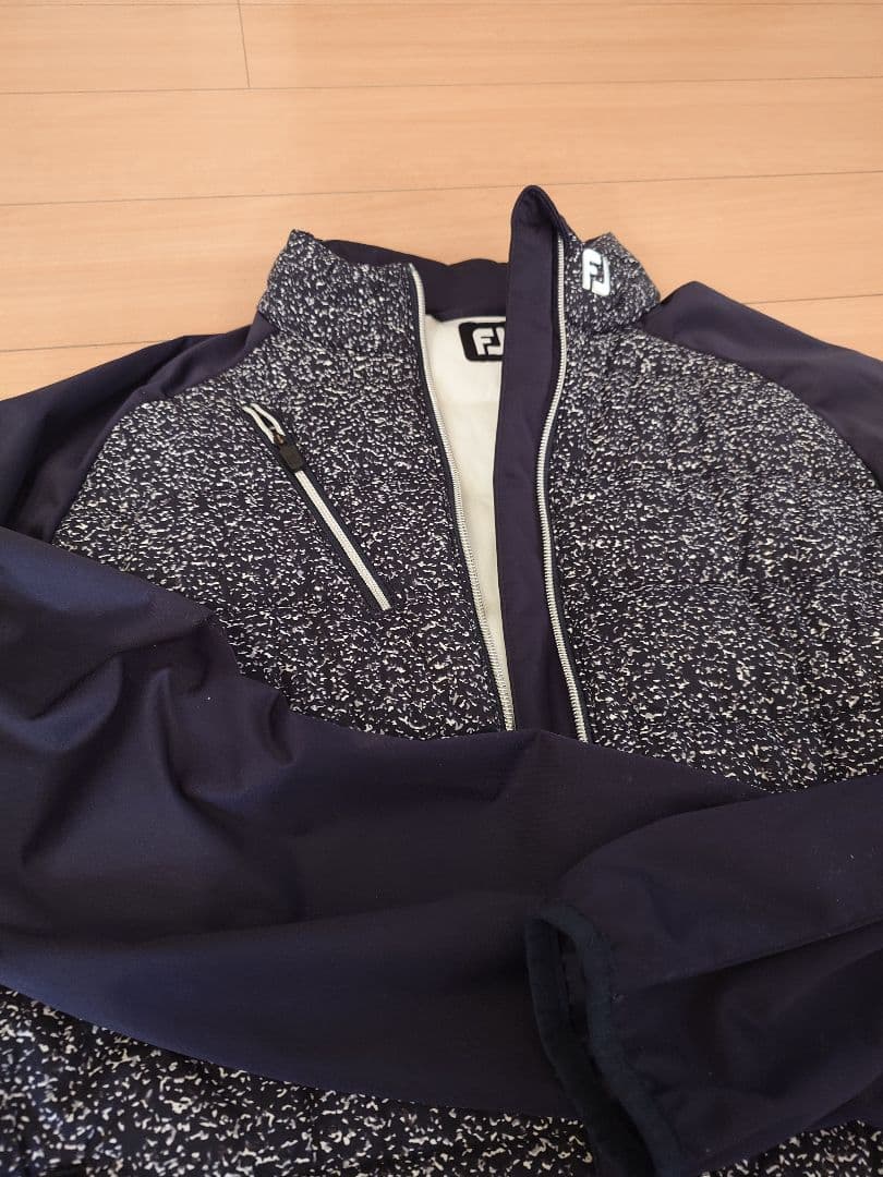 FJ ダウンジャケット風ジャケット ネイビー系　ＸＬ