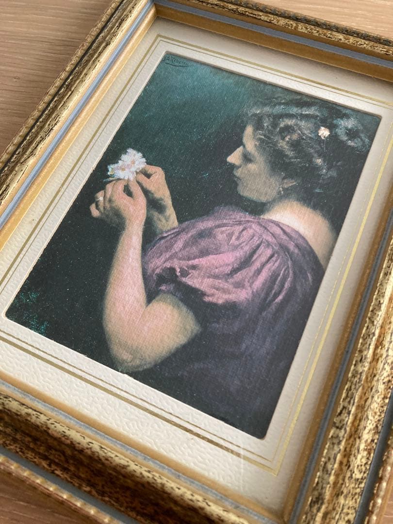 ポルトガル 栄光の500年展 ジョアン・アウグスト・リベイロ 《花を持つ女性》