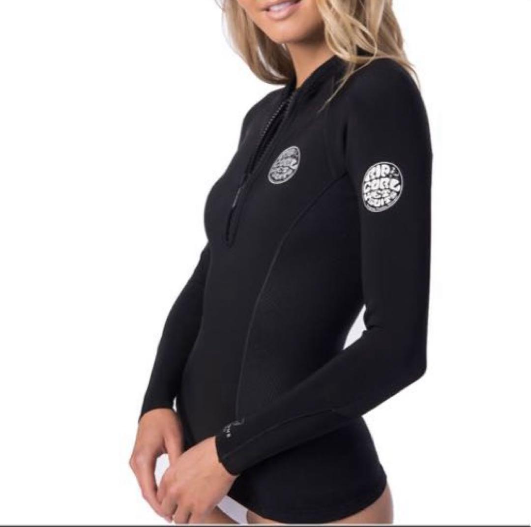 ☆新品未使用☆ RIP CURL フロントジップ長袖タッパー　レディース