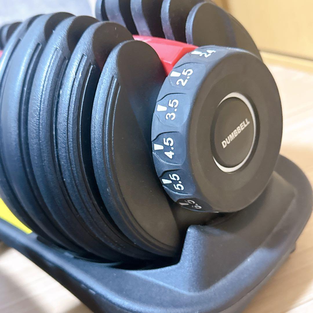 【超人気】可変式ダンベル 24kg 2個セット 15段階調整 アジャスタブル