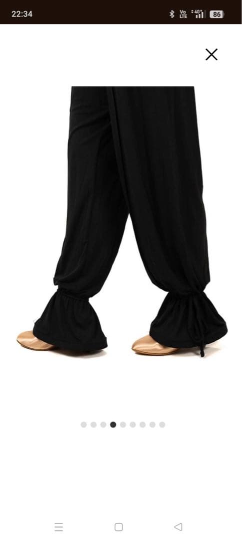 お値下げしました！dreamy pants 社交ダンスレッスンウェア