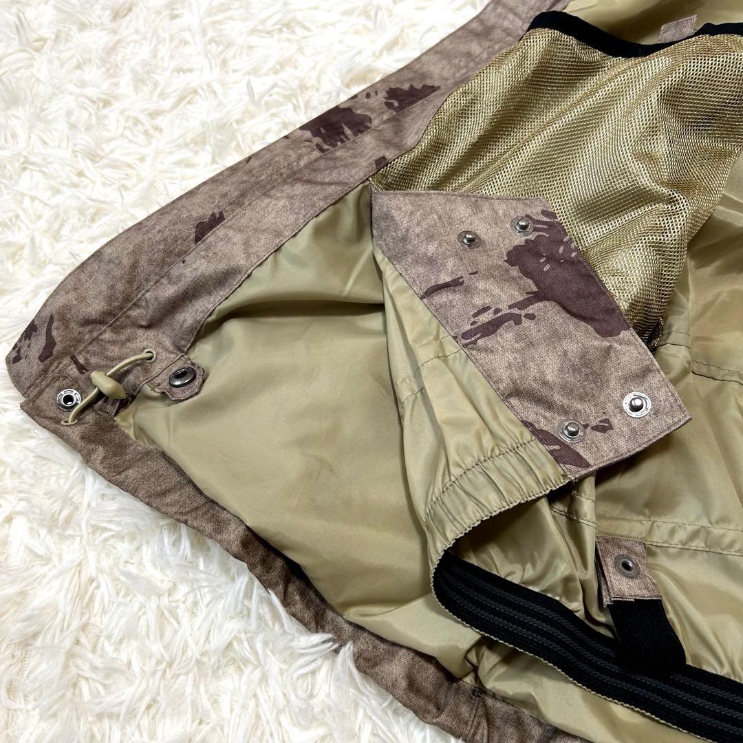 QUIKSILVER カモフラージュ スノーボードジャケット上 XS(S)