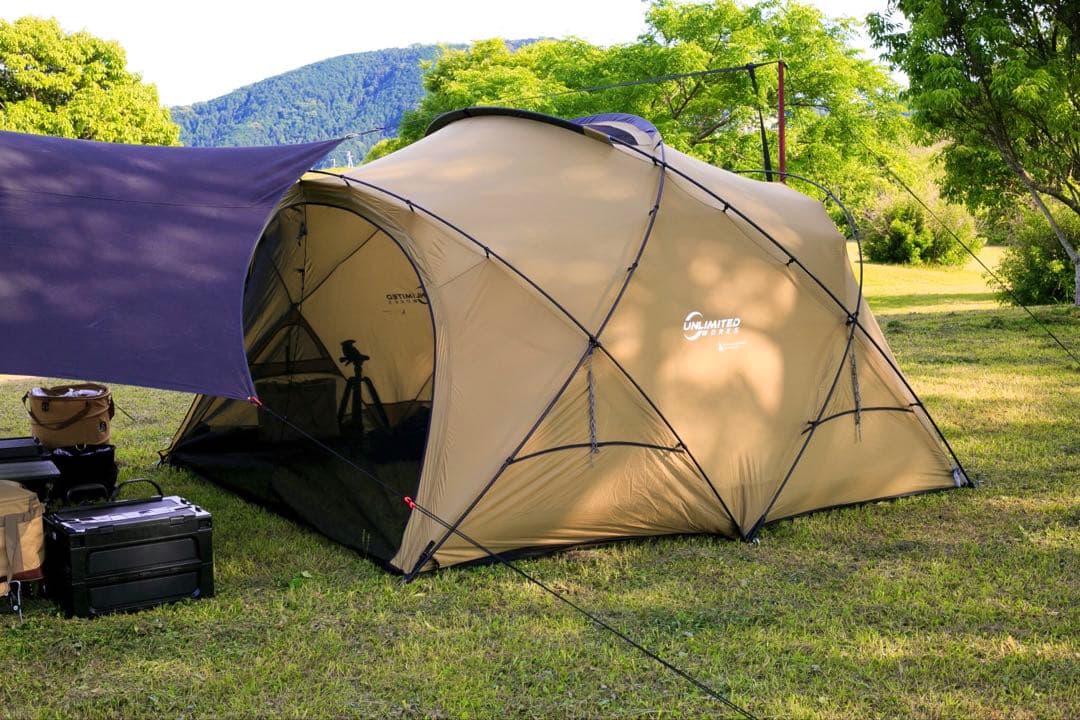 DOKICAMP ドームテントG2000 カーキ 本体のみ