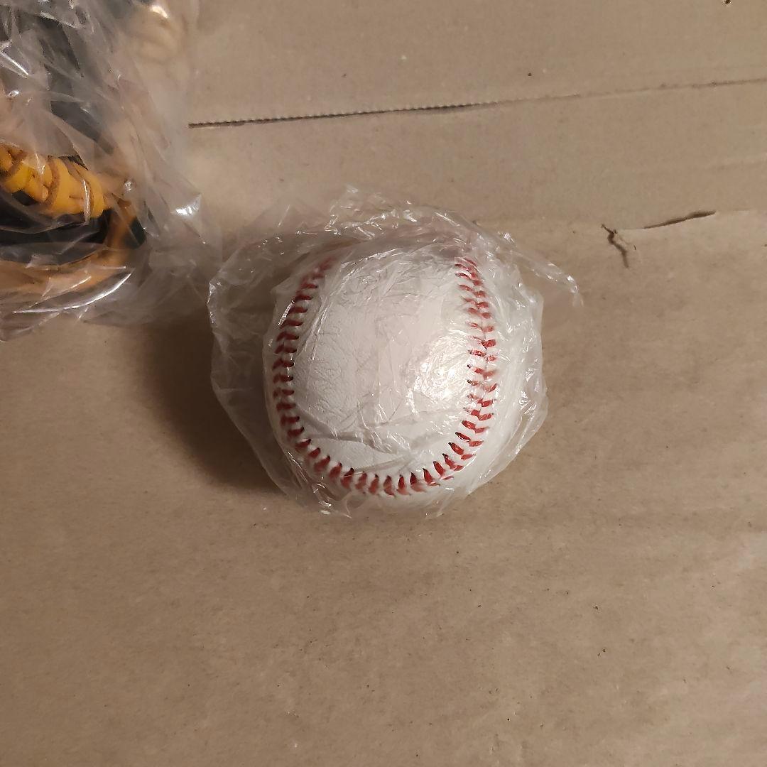軟式用 グローブ Rawlings 左投げ　GR5HTMN55W　ボール付き