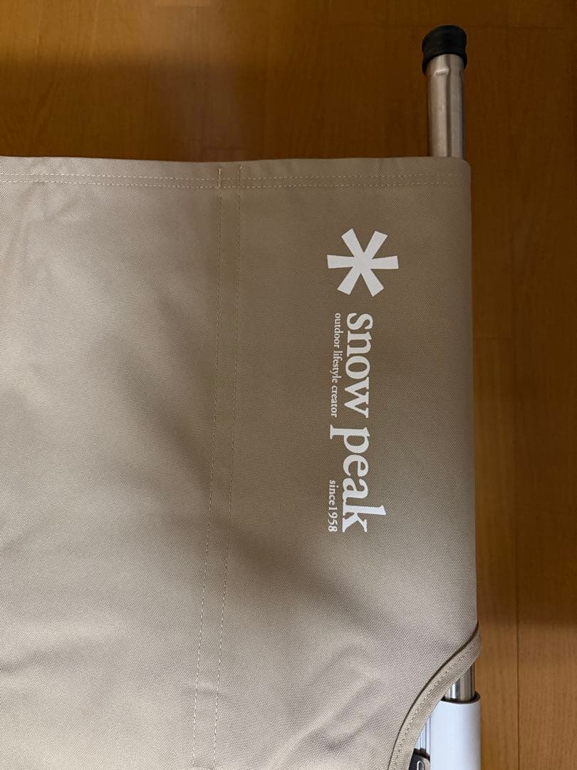 【未使用】スノーピークコット　ハイテンション　床面保護カバー付