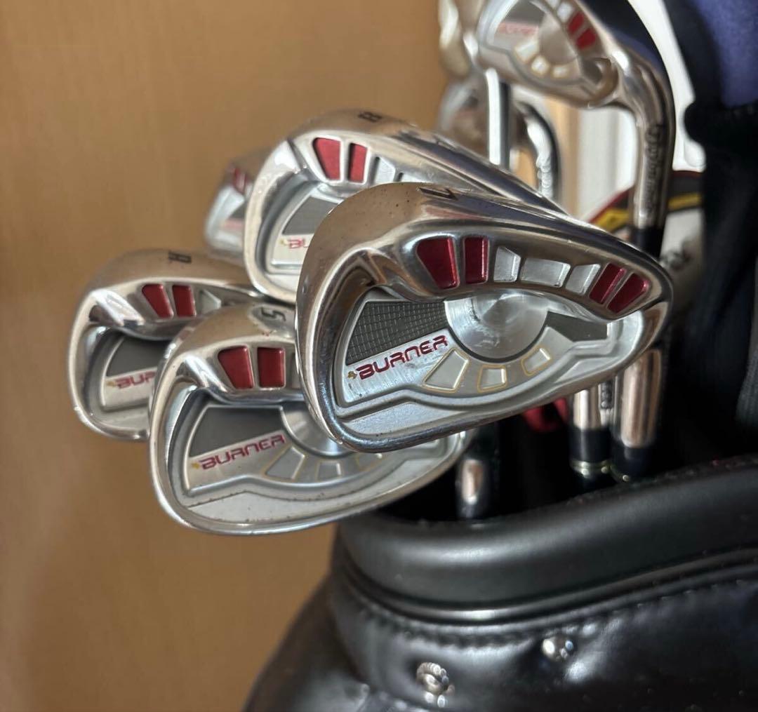 TaylorMade テーラーメイド ゴルフバッグ クラブ14本 セット 中古