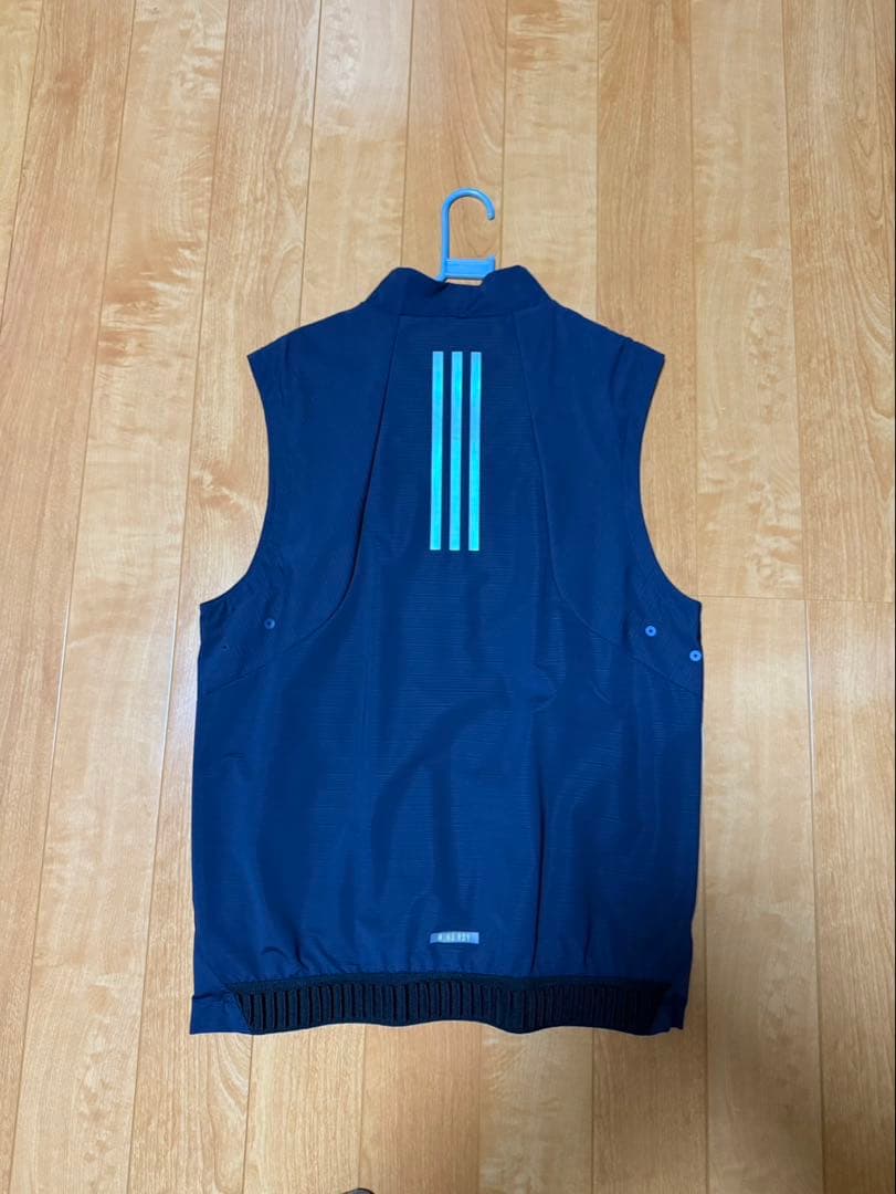 adidas ゴルフ用ノースリーブベスト ネイビー