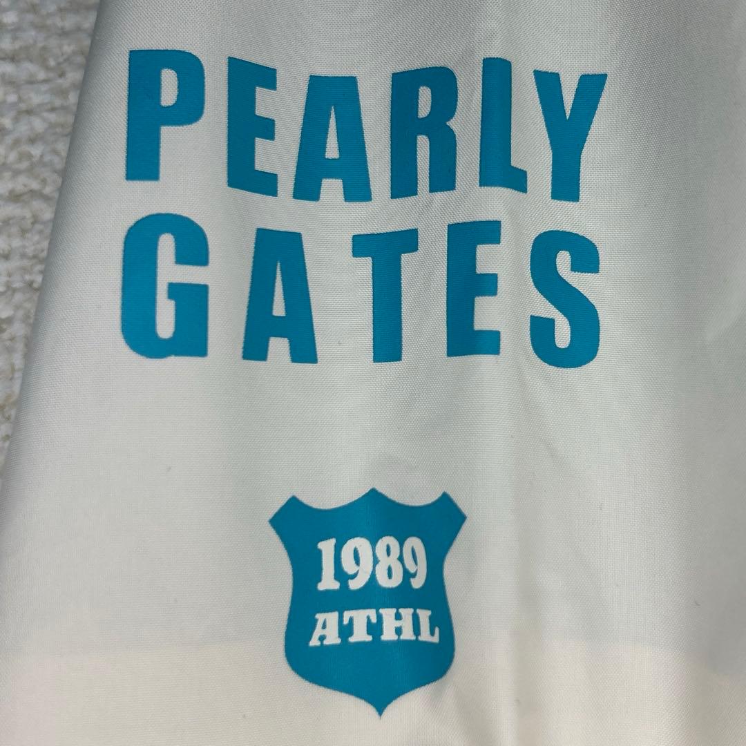 美品　PEARLY GATES ハーフジップジャケット アイボリー