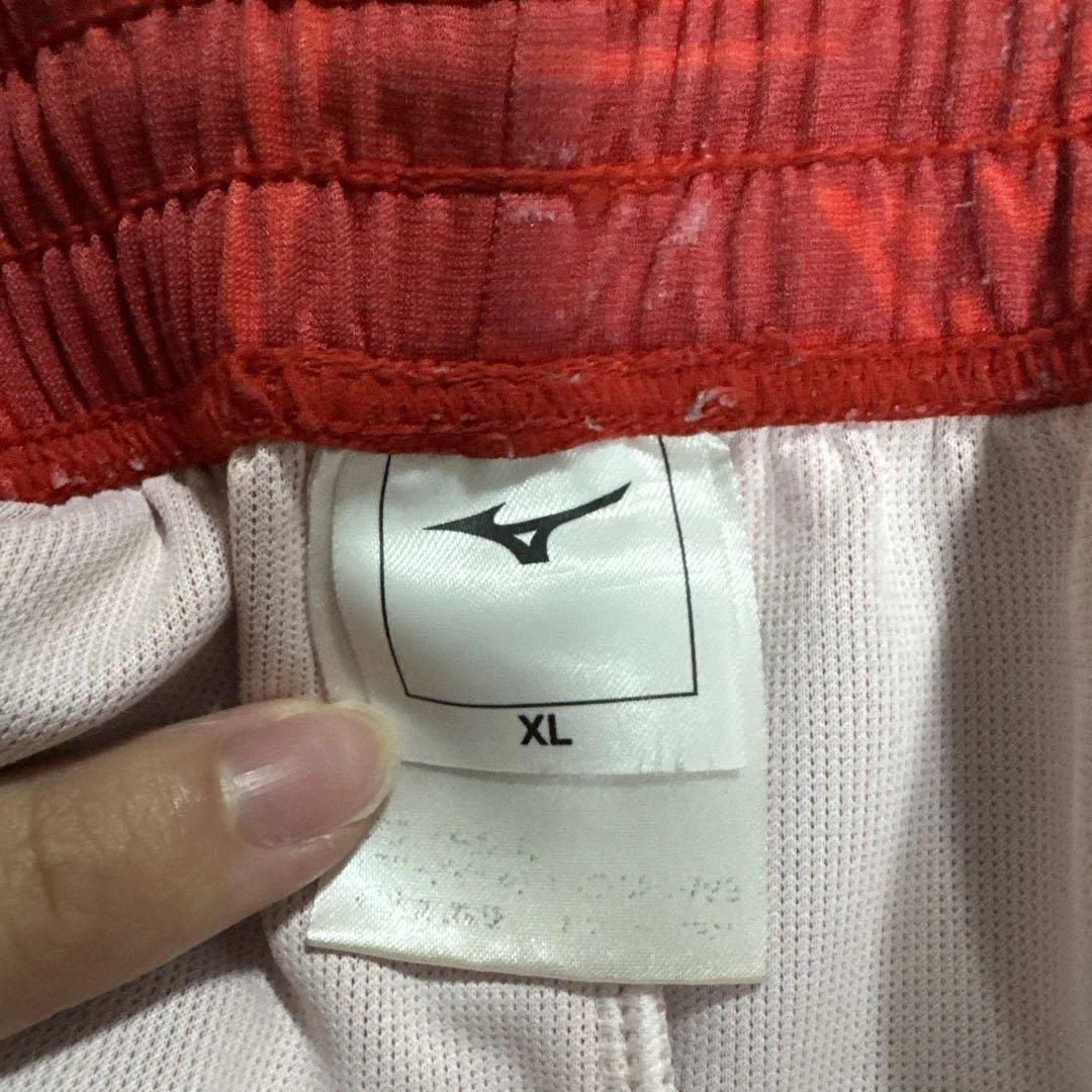 Mizuno バレーボールパンツ XL レッド/ブラック