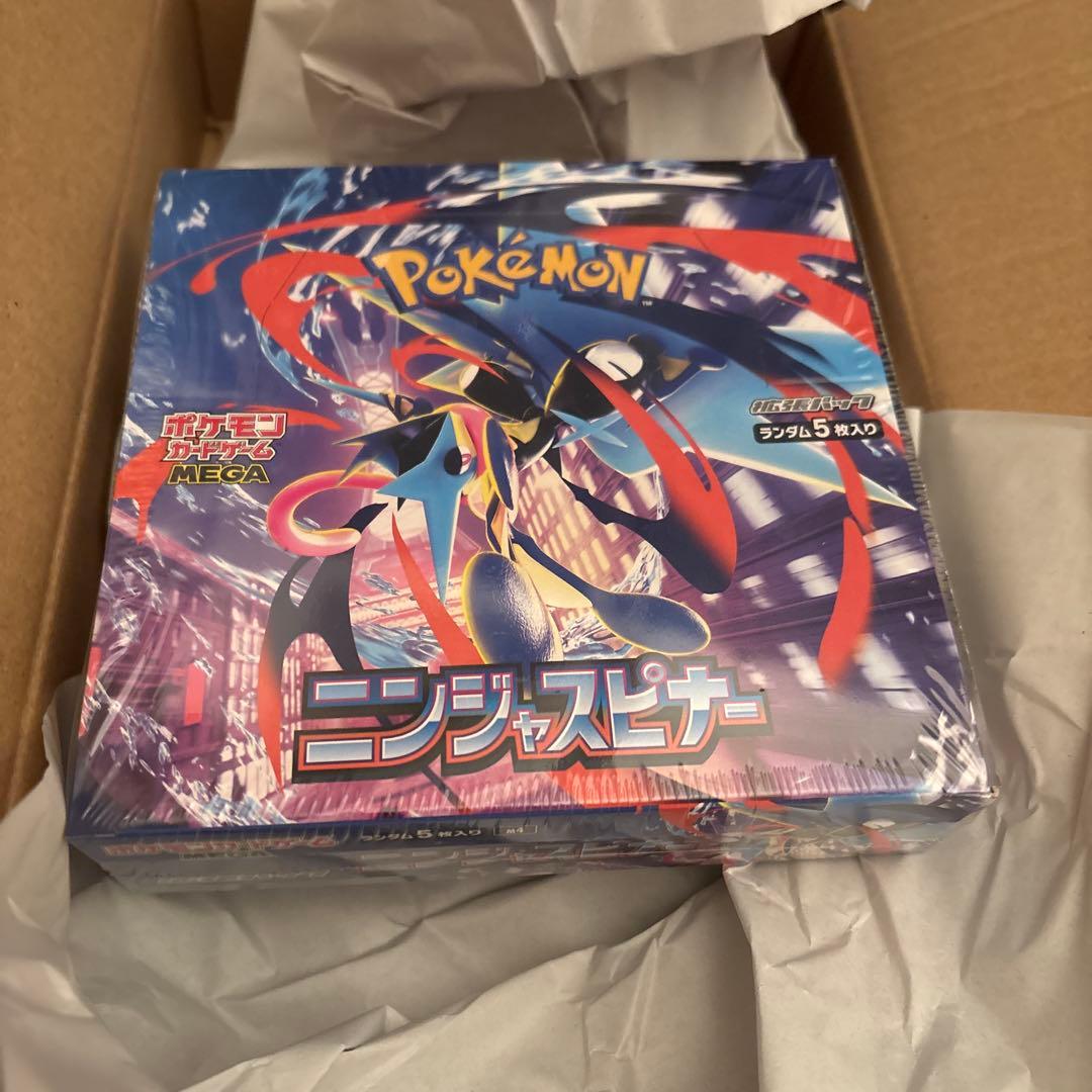 ポケモンカード MEGA ニンジャスピナー BOX シュリンク付き