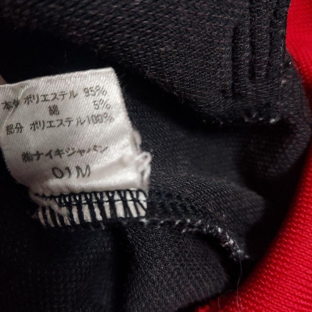 希少 80s NIKE 紺タグ 日本製 トラックジャケット M 黒赤ヴィンテージ
