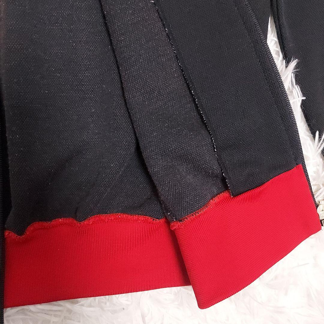 希少 80s NIKE 紺タグ 日本製 トラックジャケット M 黒赤ヴィンテージ
