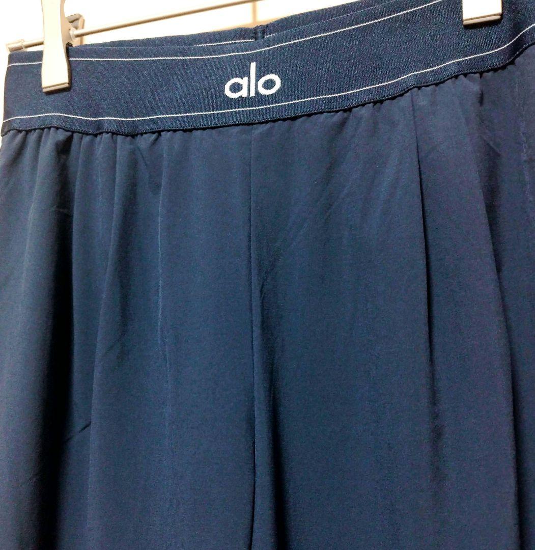 美品　Alo Yoga アロヨガ パンツ ボトムス トラウザー ネイビー　XS