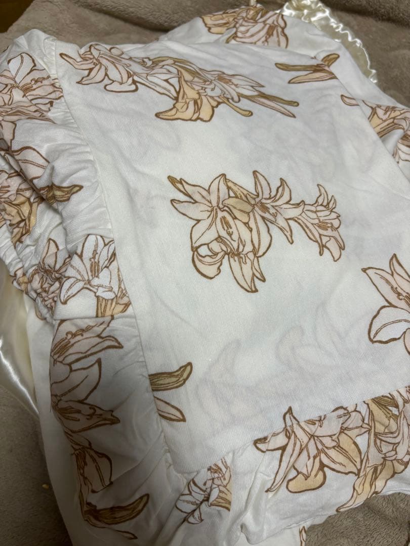 gelato pique 　リリー柄寝具3点セット　シングル