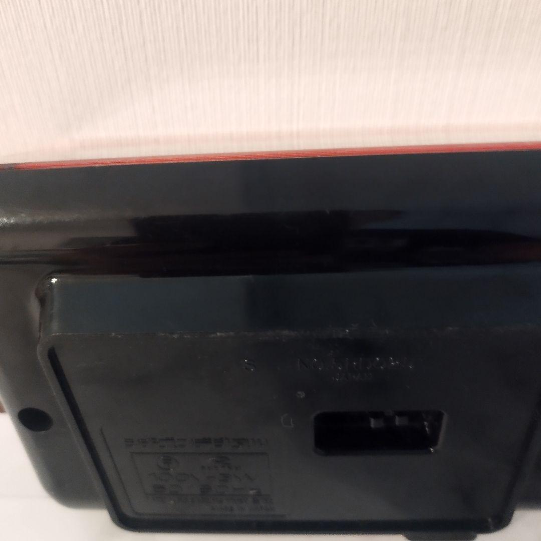 CITIZEN パタパタ時計 昭和レトロ 赤黒 美品50/60Hz