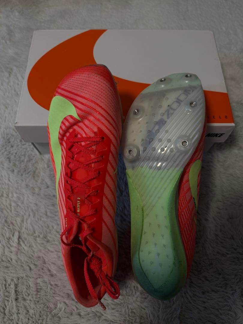Nike マックスフライ2 左足外側微パンク