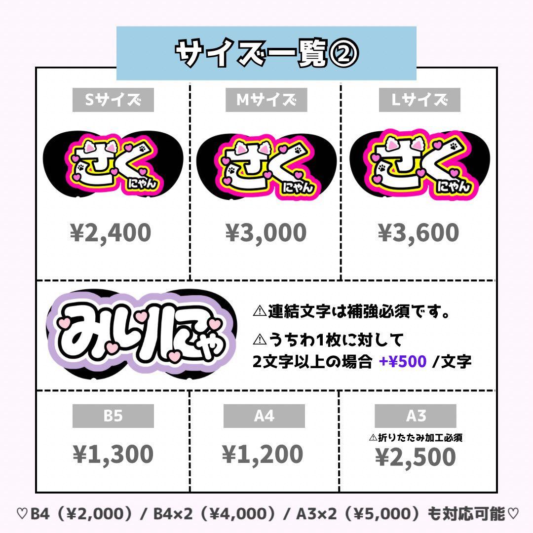 yページ♡うちわ文字 ネームボード 連結文字 オーダー