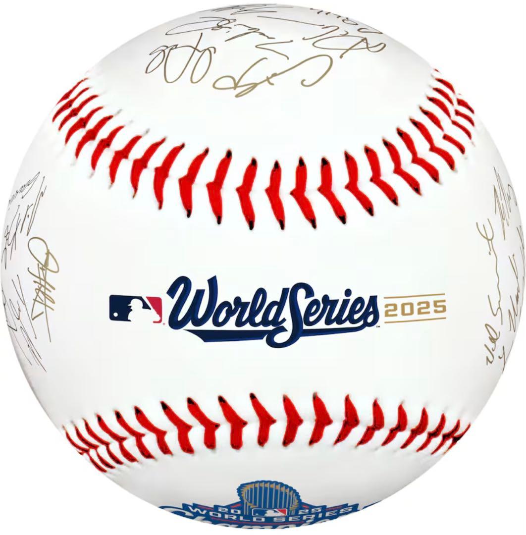 ドジャース　ワールドチャンピオン　ボール　全選手サイン入り　米国購入　新品