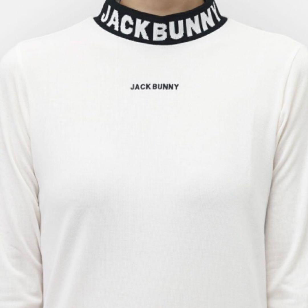 【新品L】Jack Bunny!! 人気 カノコ モックネック　長袖シャツ　2