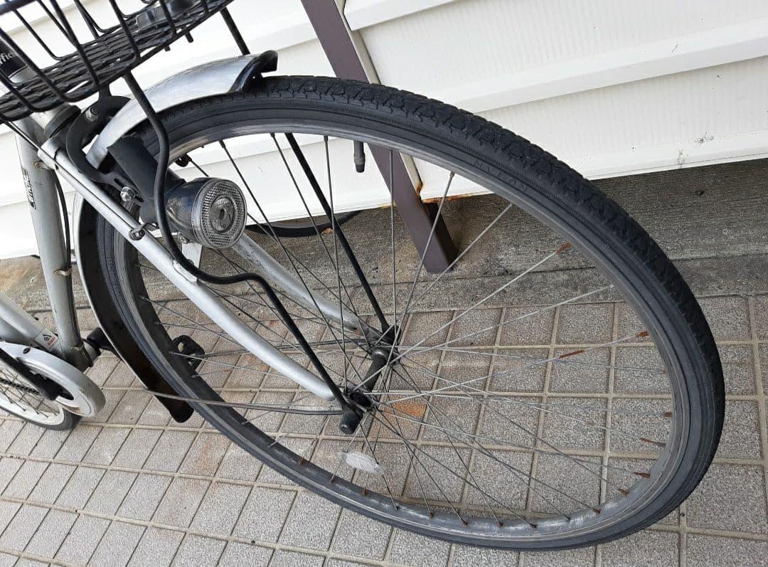 (福岡！直接引き渡し限定)自転車　シティサイクル　ママチャリ　27インチ軽量