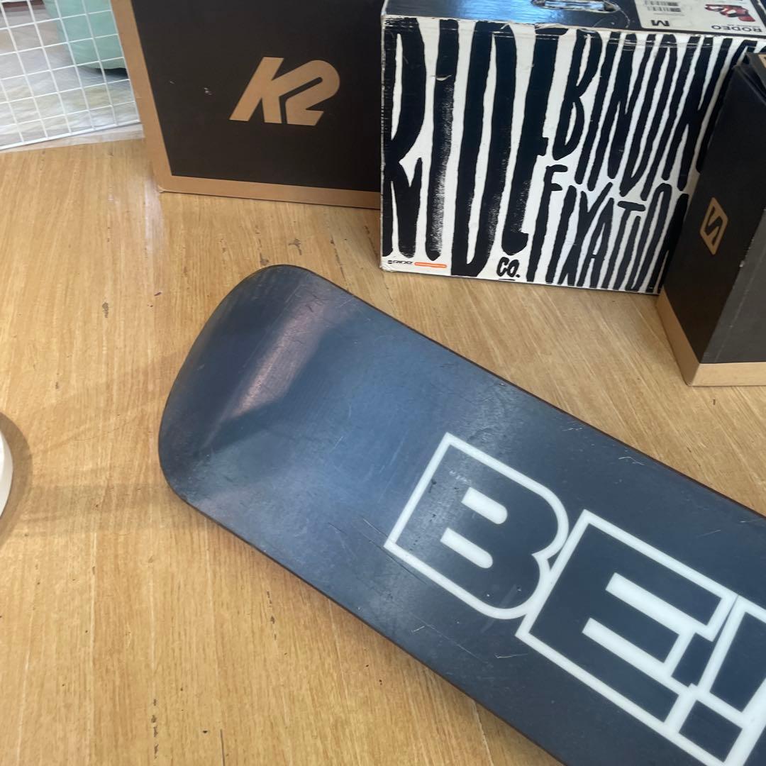 BEPOP×ZUMA　キッズスノーボードセット　未使用バイン付3点セット