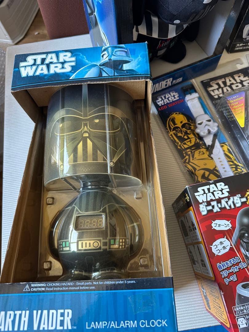 STAR WARS ダース・ベイダー ランプ/アラームクロックなどなどまとめ売り