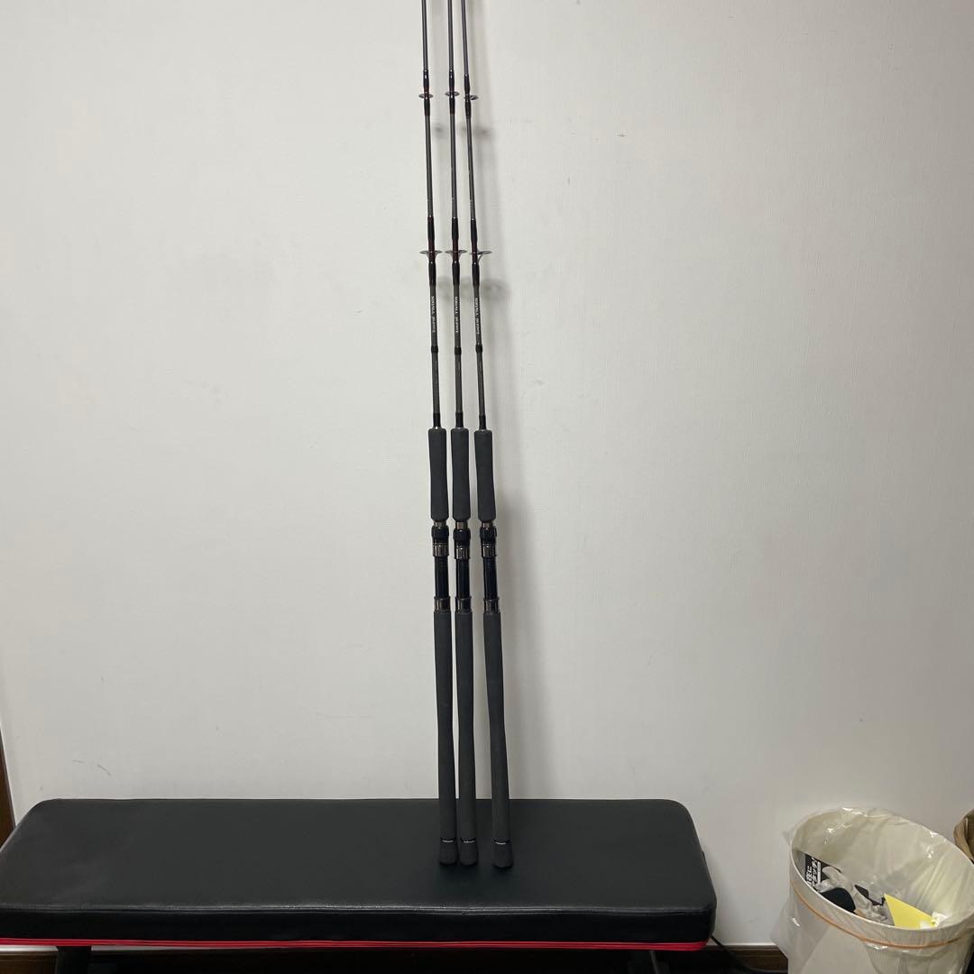 スコール SQUALL 58ML 58M 58MH ジギングロッド 3本セット