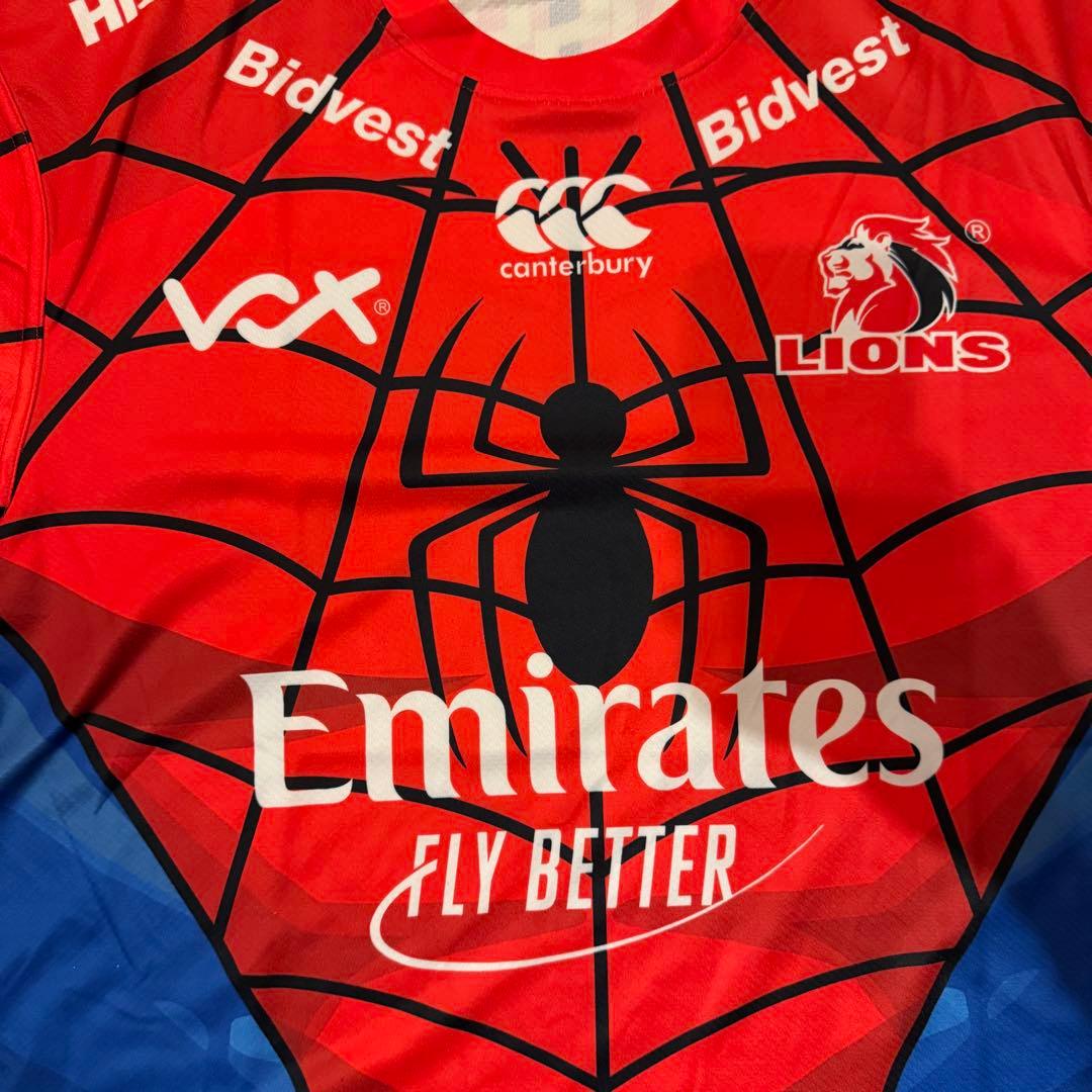 カンタベリー スーパーラグビー ライオンズ スパイダーマン　3xl