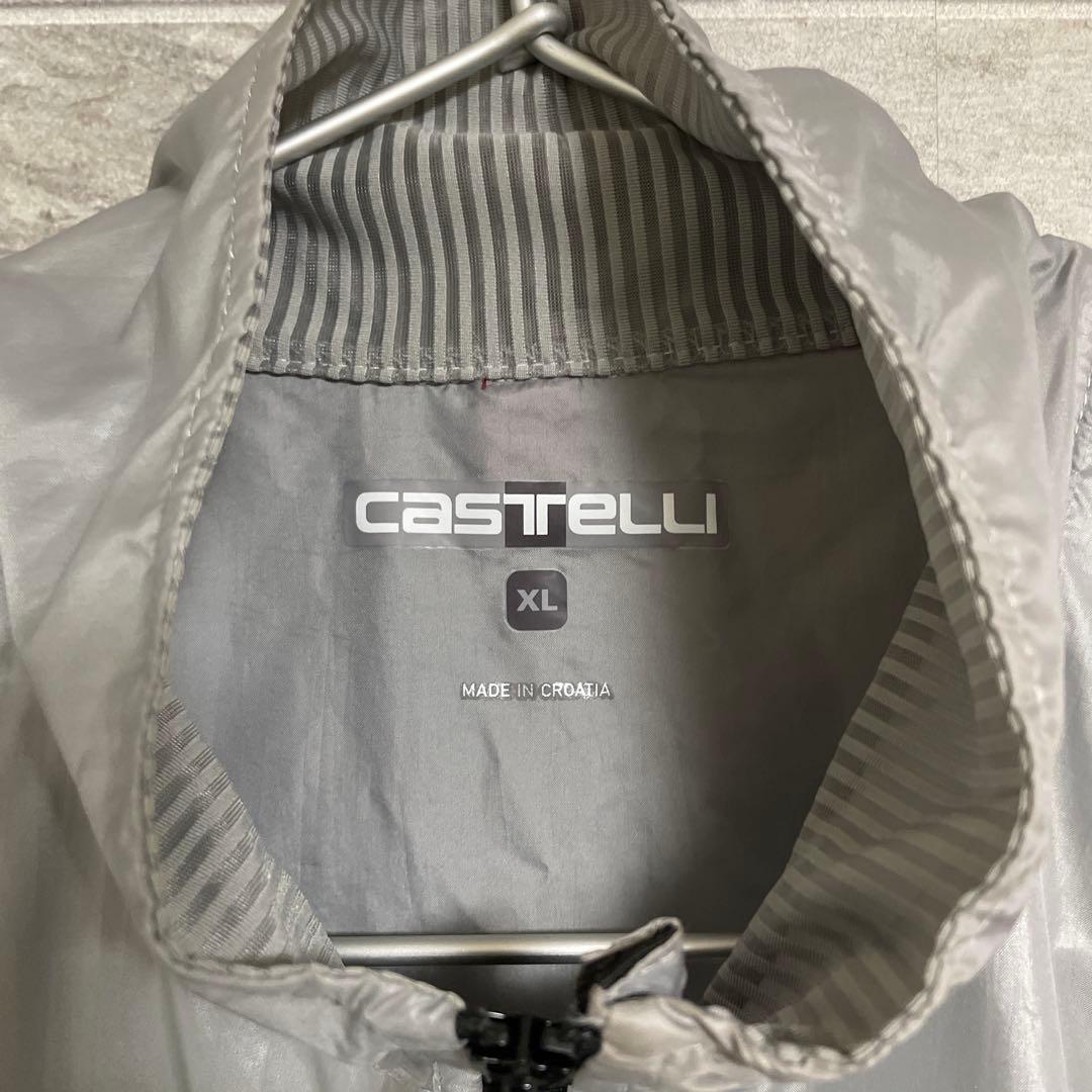 CASTELLI ARIA SHELL JACKET ウィンドブレーカー グレー