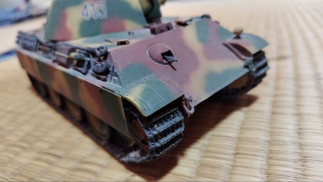戦車モデル 1/35 迷彩塗装 パンサー タミヤ、プロ製 緻密な造り込み