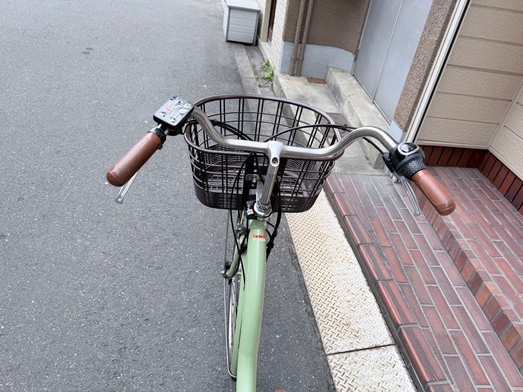 大阪府　ヤマハ　電動アシスト自転車 ミントグリーン