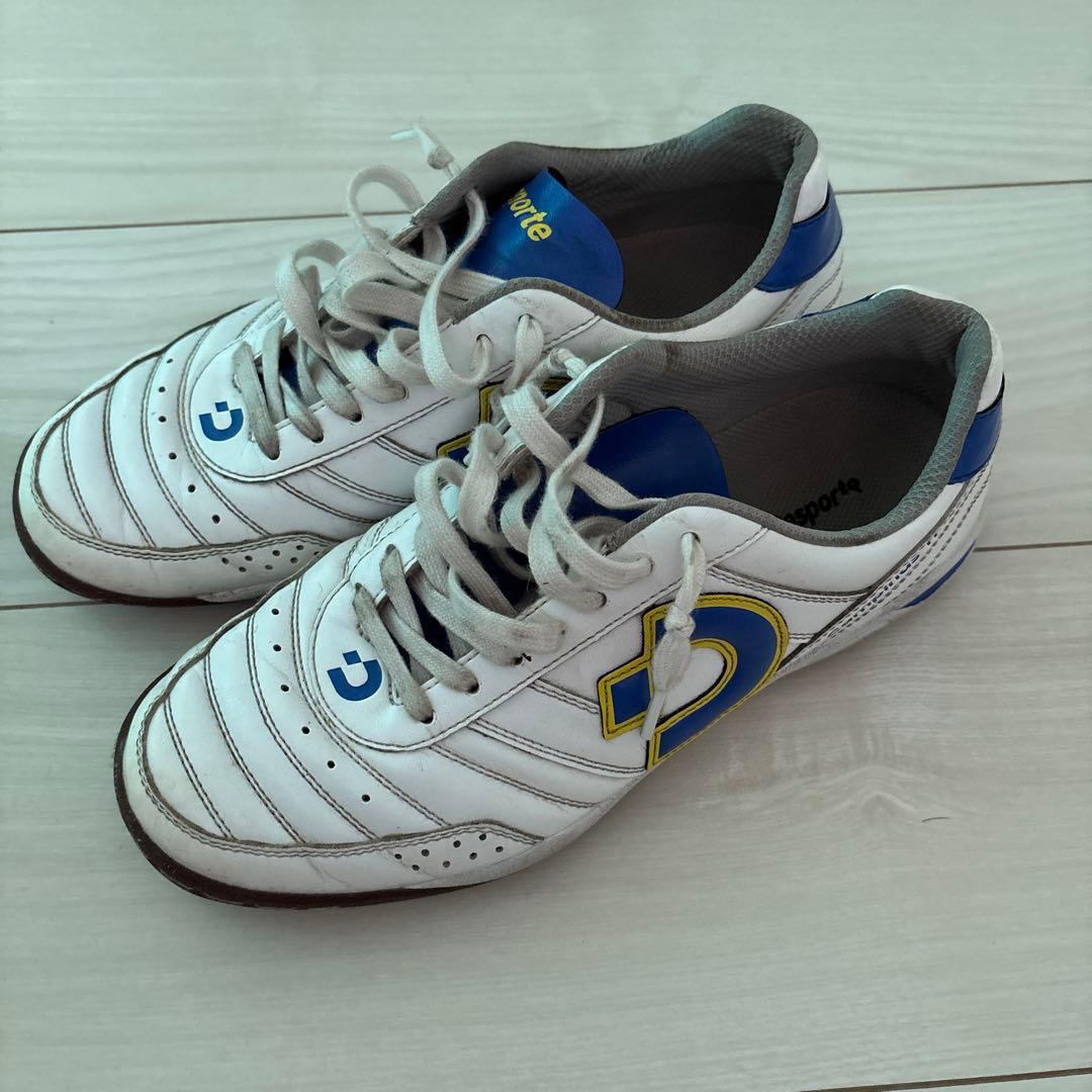 Desporte サッカーシューズ ホワイト　25cm