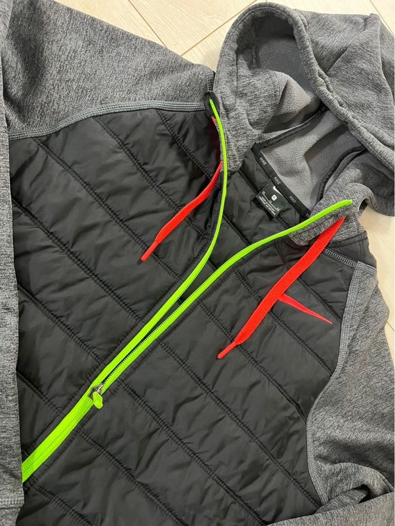 Nike トレーニングジャケット グレー/ブラックXL