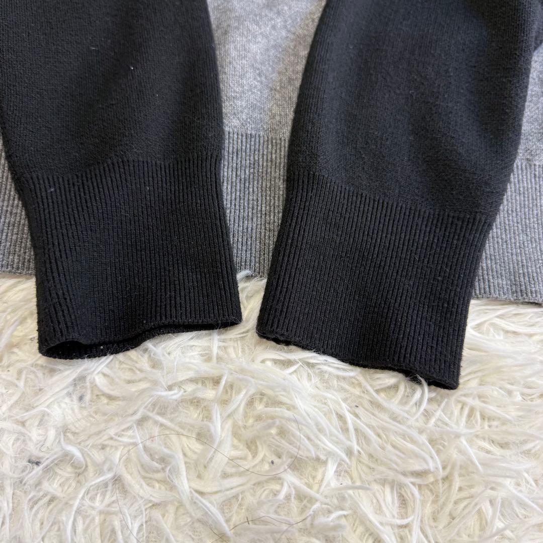 【デサントゴルフ】美品 ハーフジップ ニット ブラック Lサイズ メンズ