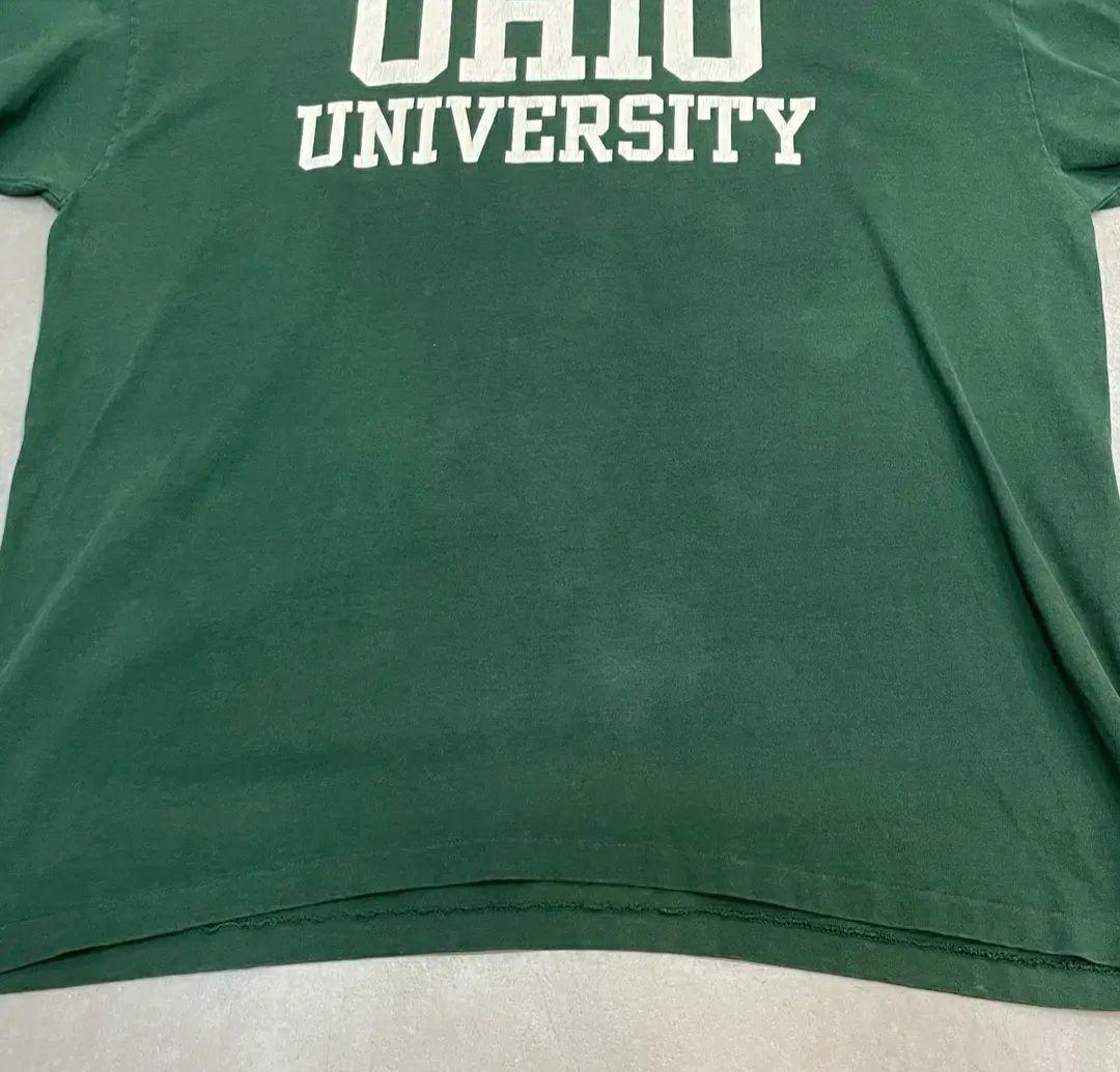 90s SIGNAL T-SHIRT ロンt OHIO GREEN XL 古着