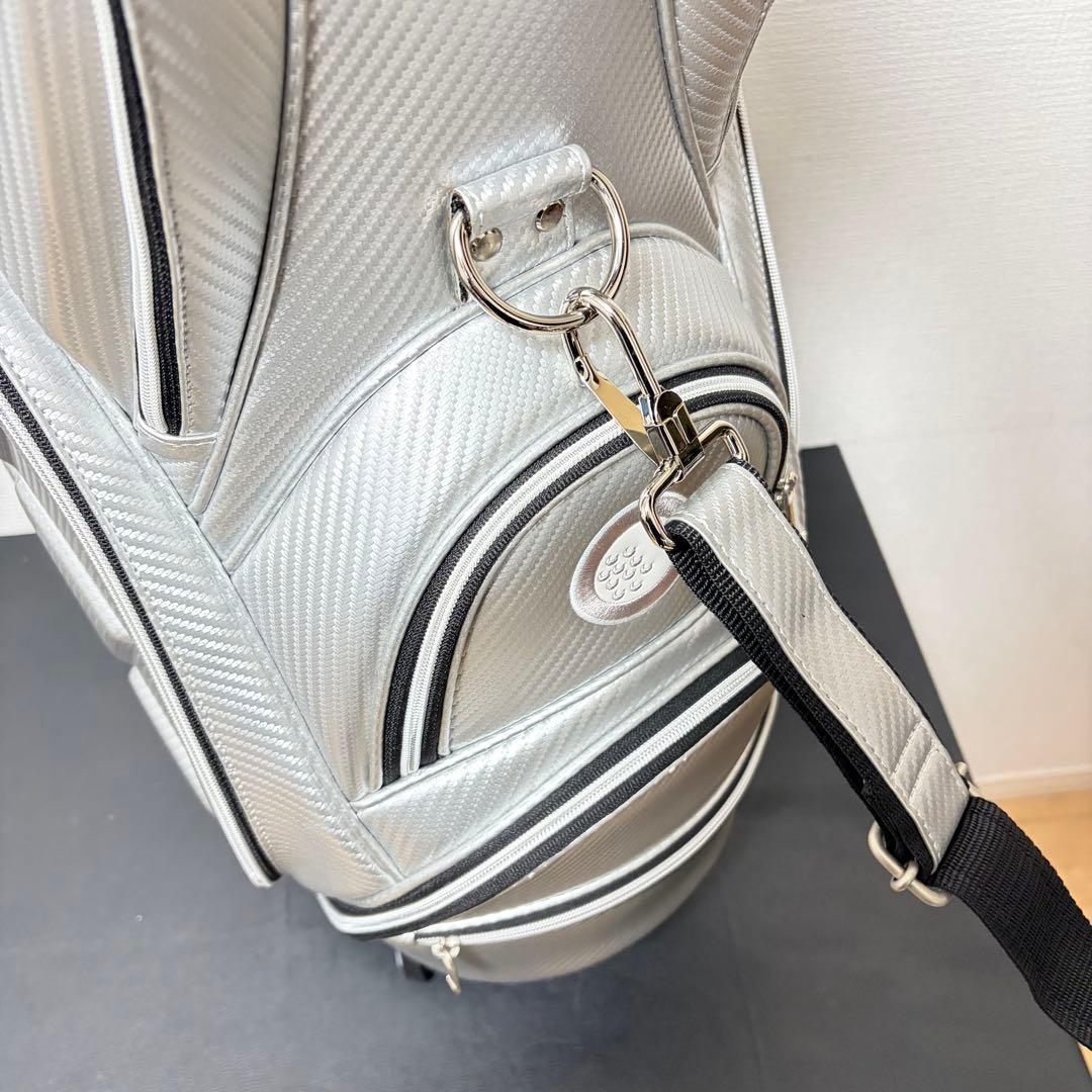 【超希少/非売品】UUUM GOLF コンペ景品 キャディバッグ シルバー 美品