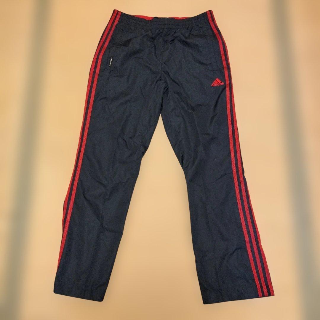 adidas CLIMAPROOFウィンドブレーカーセット ネイビー/レッド