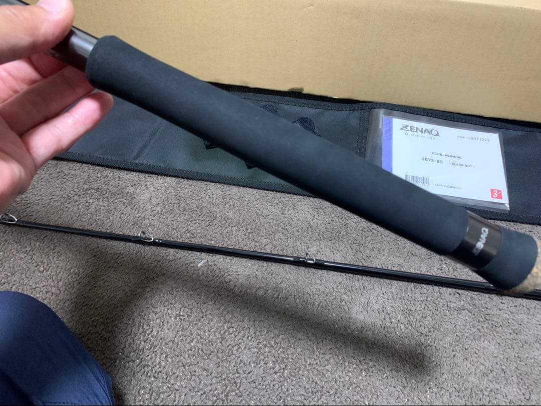 ZENAQ ゼナック　25　GLANZ GB73-X5 BLACK OUT 美品