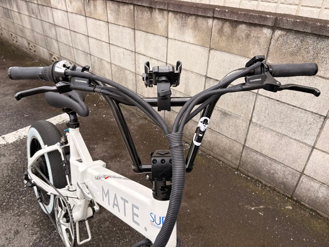 MATE X ICE WHITE カスタム多数 電動アシスト自転車 メイト自転車