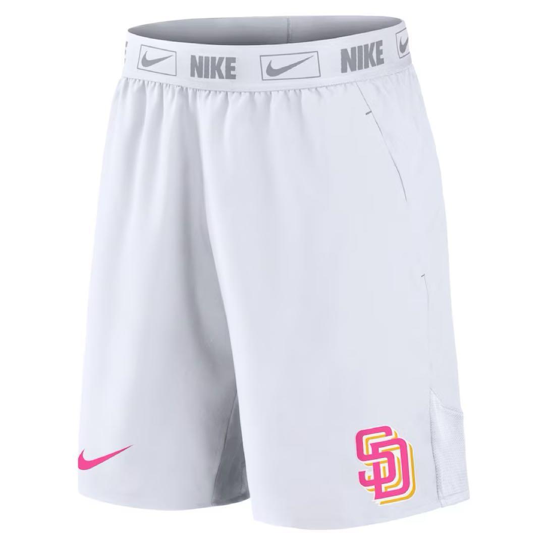 L【NIKE】 Dri-FITサンディエゴ・パドレス　ハーフパンツショートパンツ