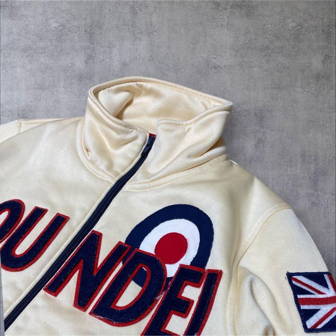 ROUNDEL ユニオンジャック トラックジャケット ビッグロゴ アイボリーM